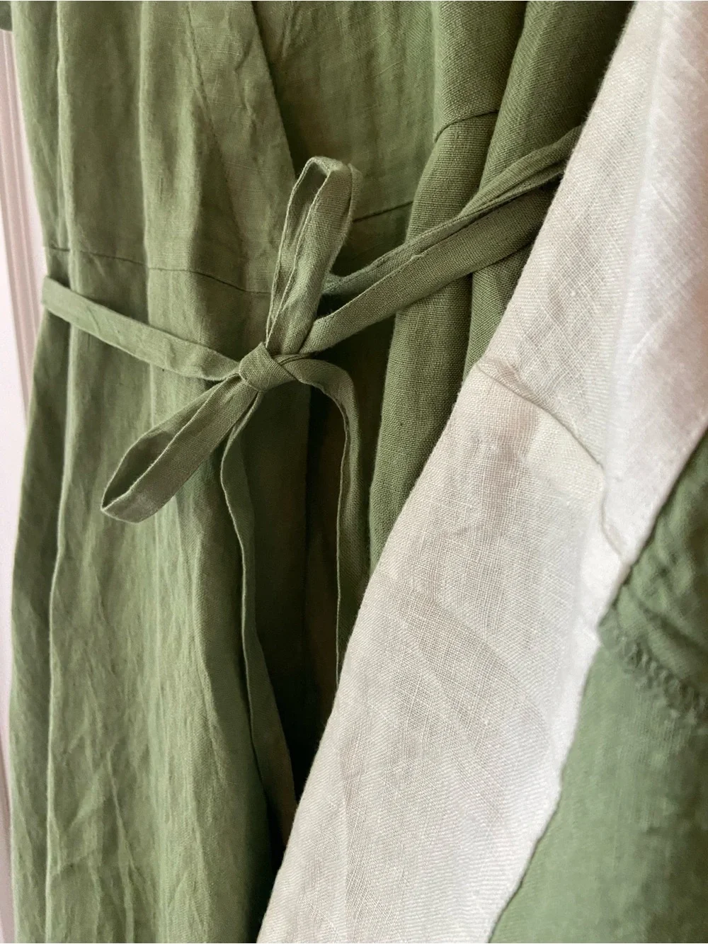 Son de Flor Matcha Wrap Dress - Picture 5 of 8